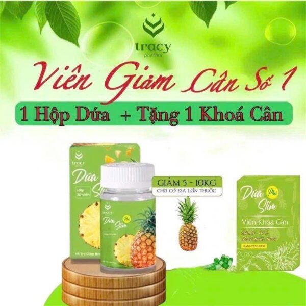Weight Loss Supplement (1 Pineapple-Flavored Box + Free Body Scale)